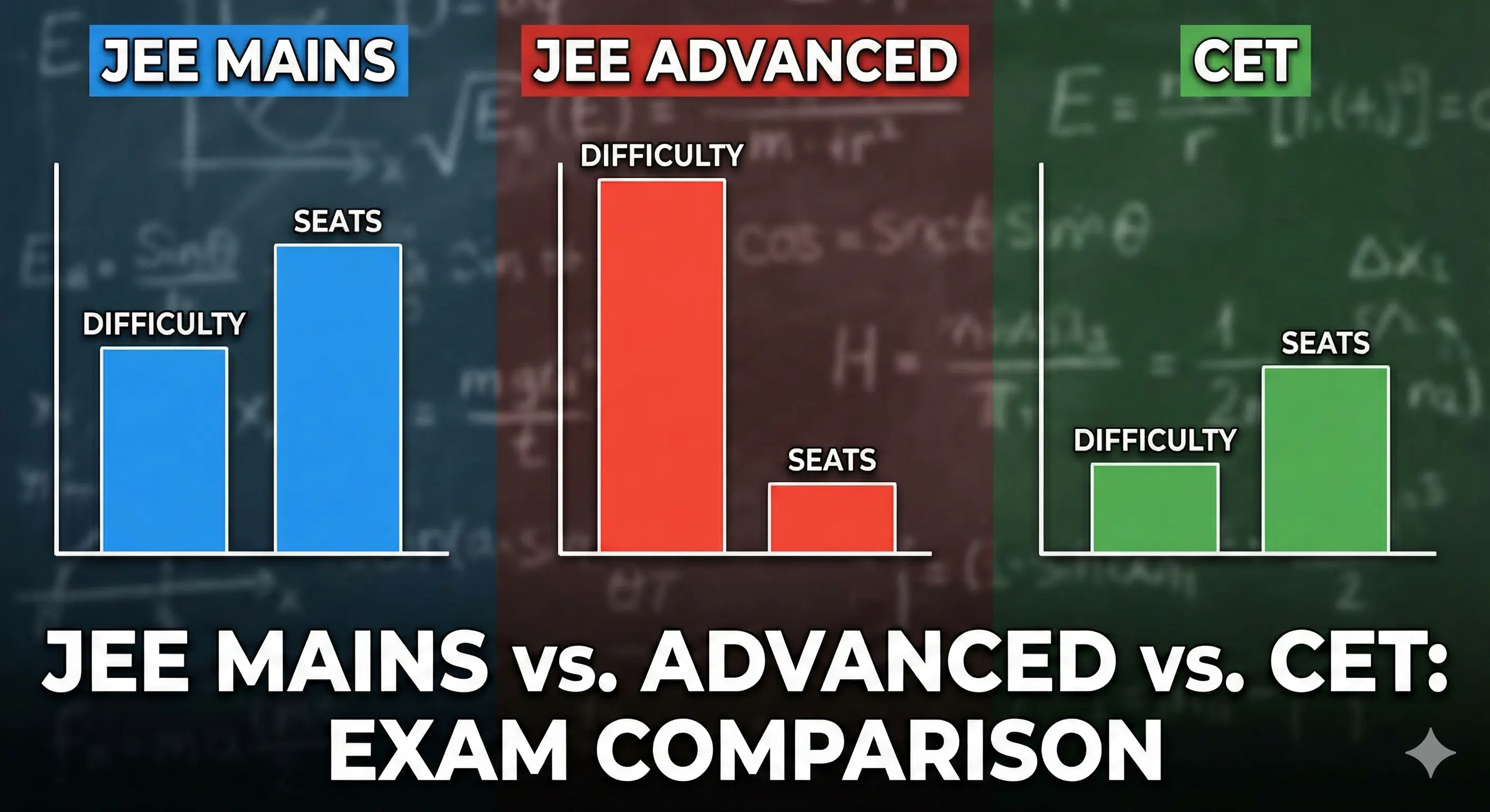JEE vs CET vs Advanced Strategy Comparison